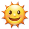 Sun With Face emoji on Samsung